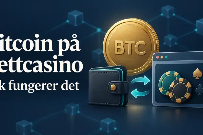 Bitcoin på nettcasino: slik fungerer det