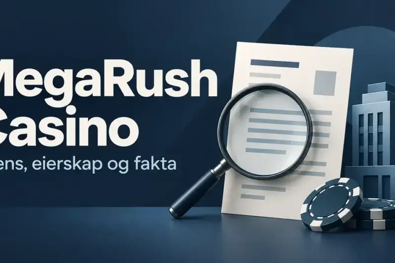 MegaRush Casino: lisens, eierskap og fakta
